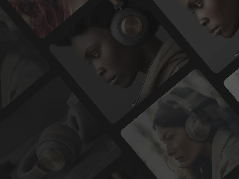 Grid images scrolling banner
