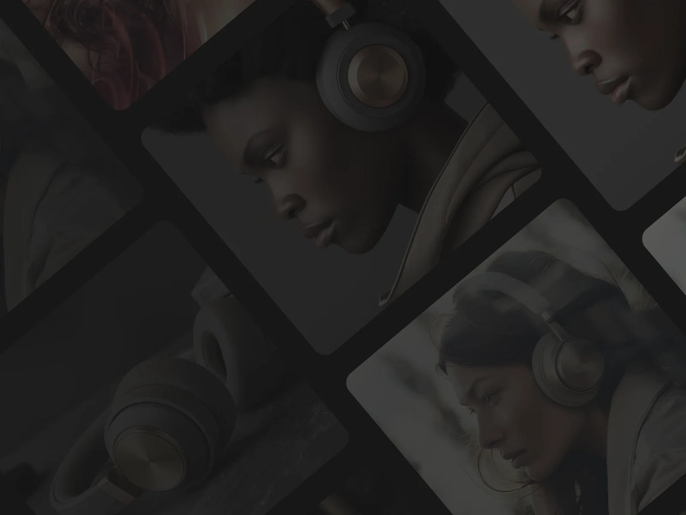 Load video: Grid images scrolling banner